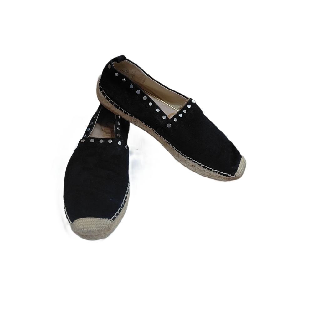 Sam Edelman Koda Black Espadrille Flats Women's Size 10